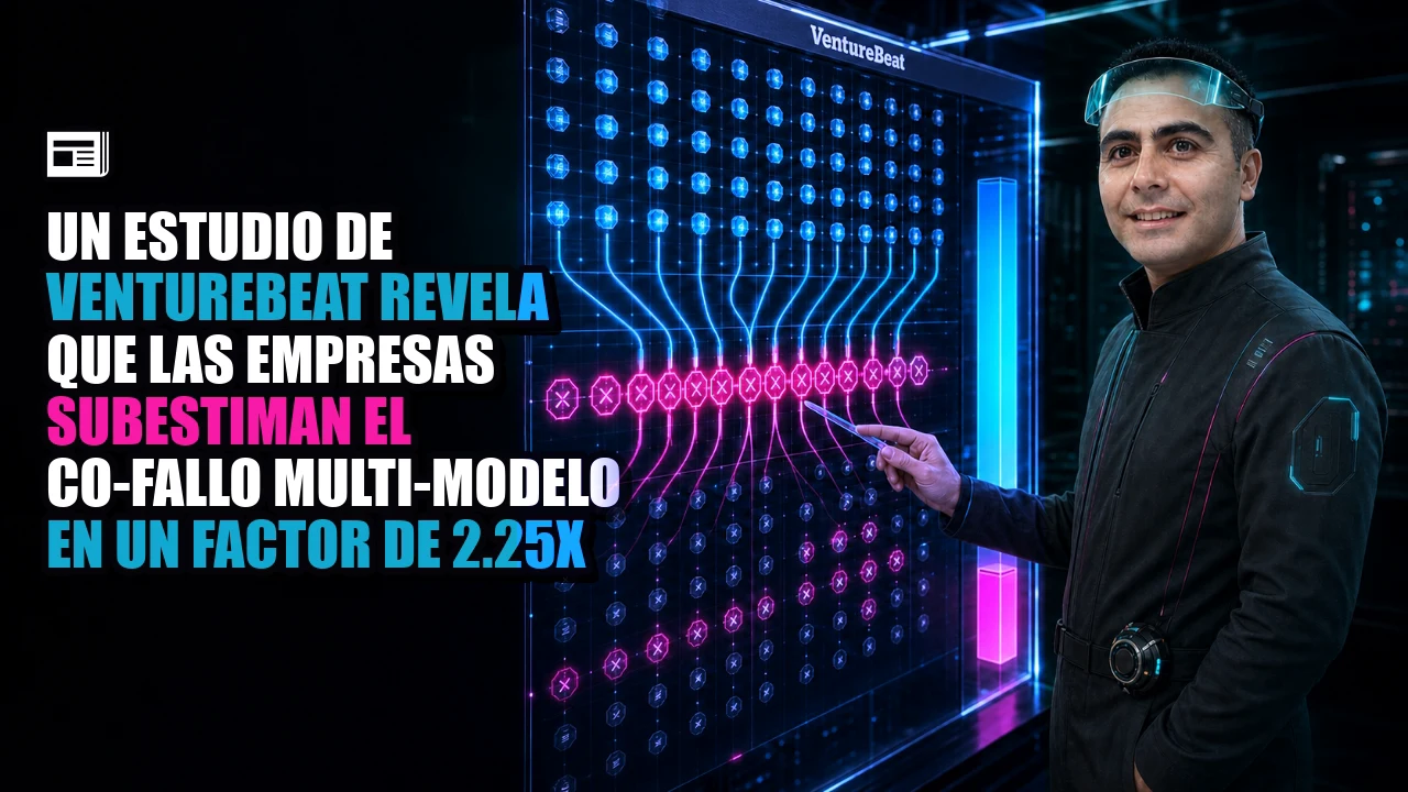 📰 Un estudio de VentureBeat revela que las empresas subestiman el co-fallo multi-modelo en un factor de 2.25x