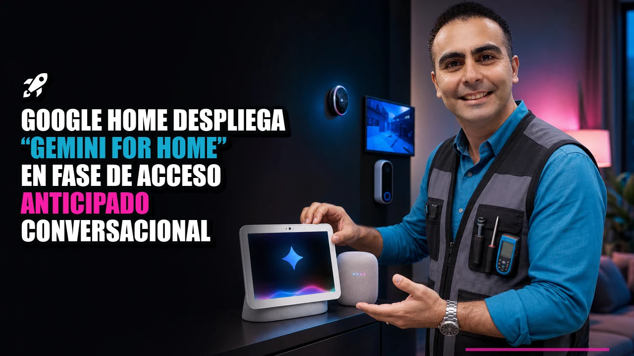 🚀 Google Home despliega “Gemini for Home” en fase de acceso anticipado conversacional
