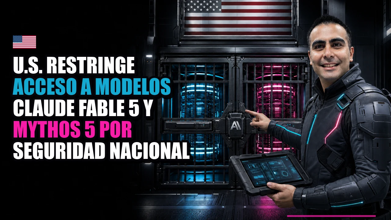 Portada de 🇺🇸 U.S. restringe acceso a modelos Claude Fable 5 y Mythos 5 por seguridad nacional