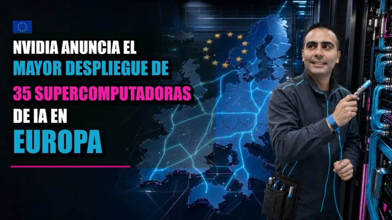 🇪🇺 NVIDIA anuncia el mayor despliegue de 35 supercomputadoras de IA en Europa