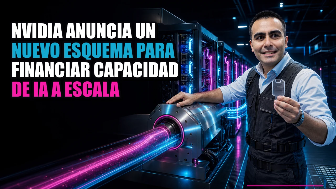 NVIDIA anuncia un nuevo esquema para financiar capacidad de IA a escala