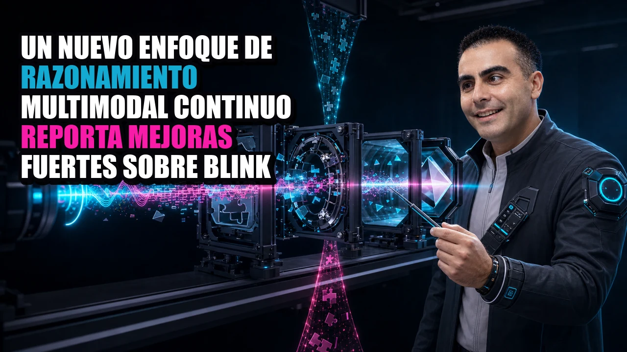 Un nuevo enfoque de razonamiento multimodal continuo reporta mejoras fuertes sobre BLINK