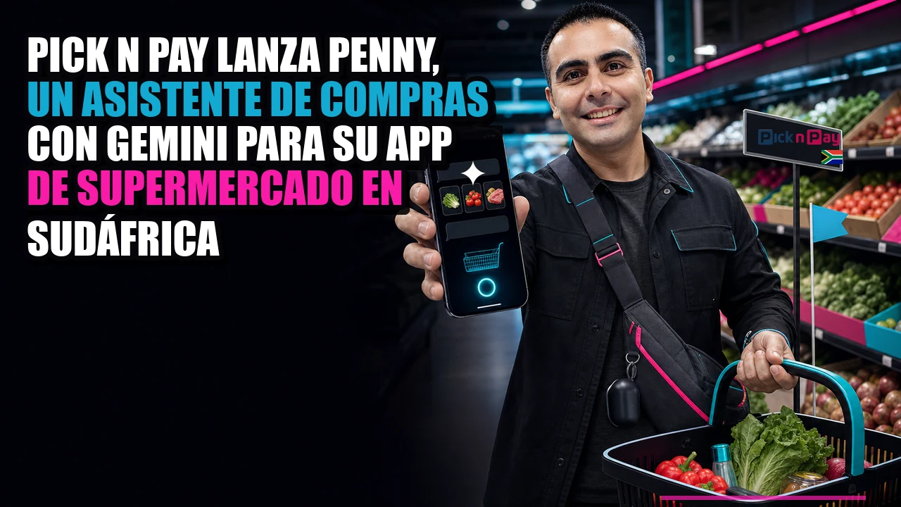 Pick n Pay lanza Penny, un asistente de compras con Gemini para su app de supermercado en Sudáfrica
