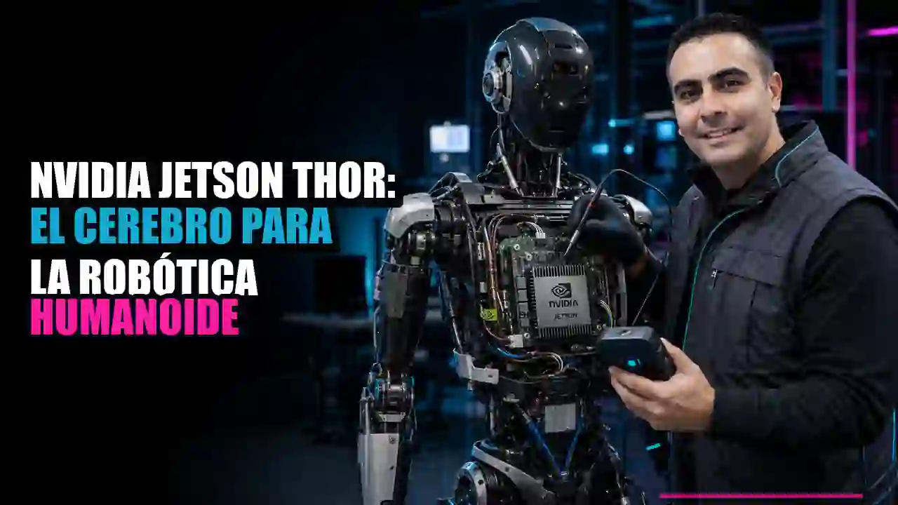 Portada de NVIDIA Jetson Thor: El cerebro para la robótica humanoide