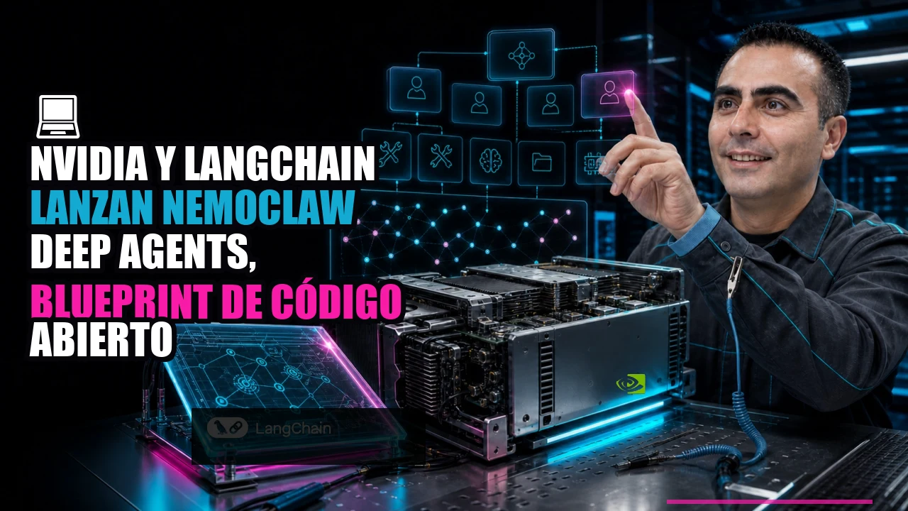 💻 NVIDIA y LangChain lanzan NemoClaw Deep Agents, blueprint de código abierto