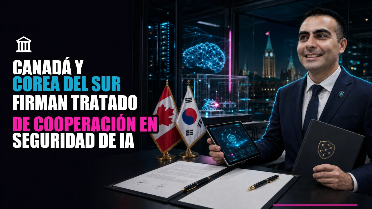 🏛️ Canadá y Corea del Sur firman tratado de cooperación en seguridad de IA