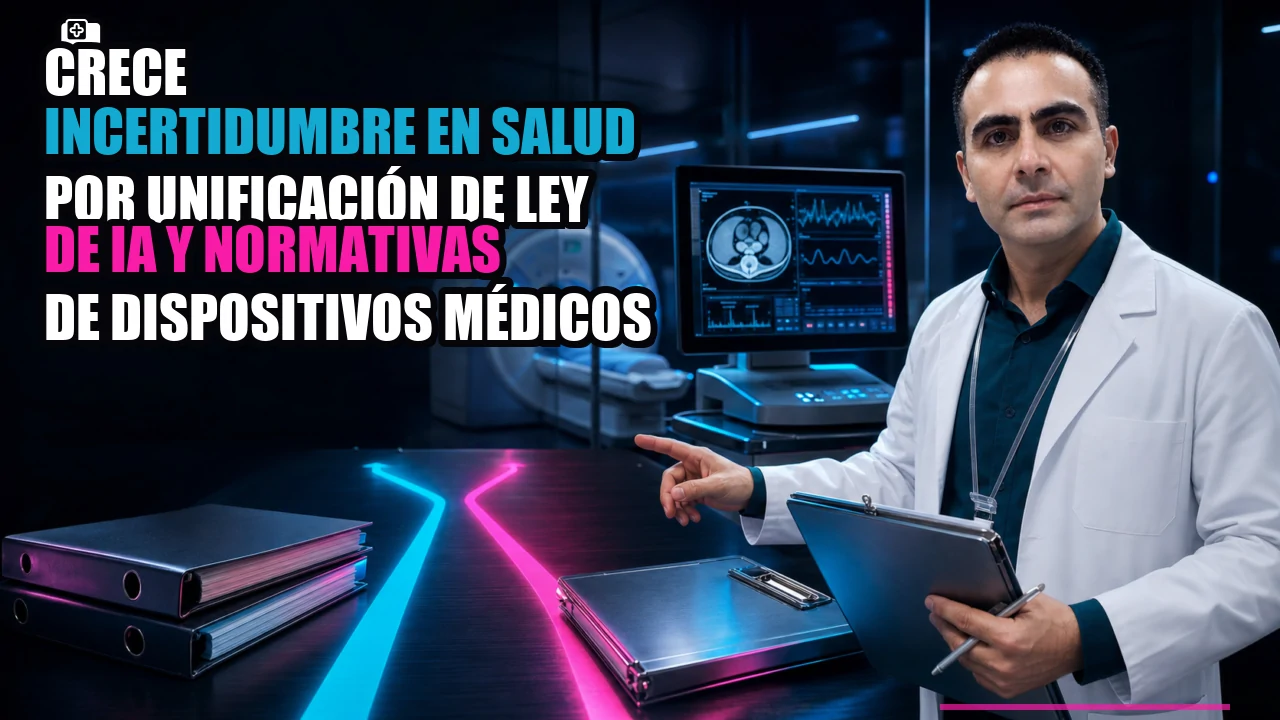🏥 Crece incertidumbre en salud por unificación de ley de IA y normativas de dispositivos médicos