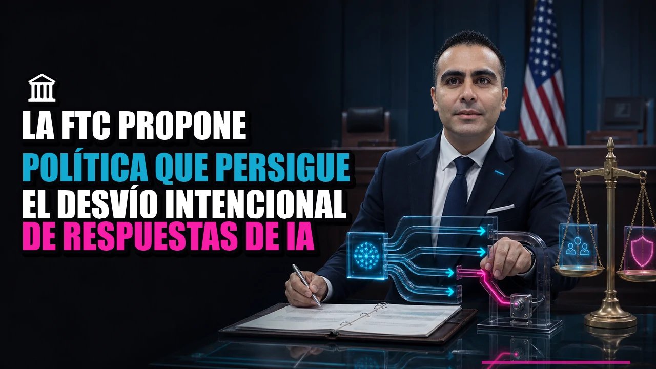 🏛️ La FTC propone política que persigue el desvío intencional de respuestas de IA