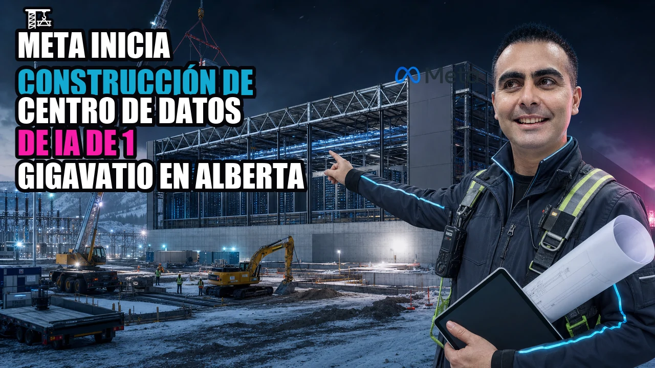 🏗️ Meta inicia construcción de centro de datos de IA de 1 gigavatio en Alberta