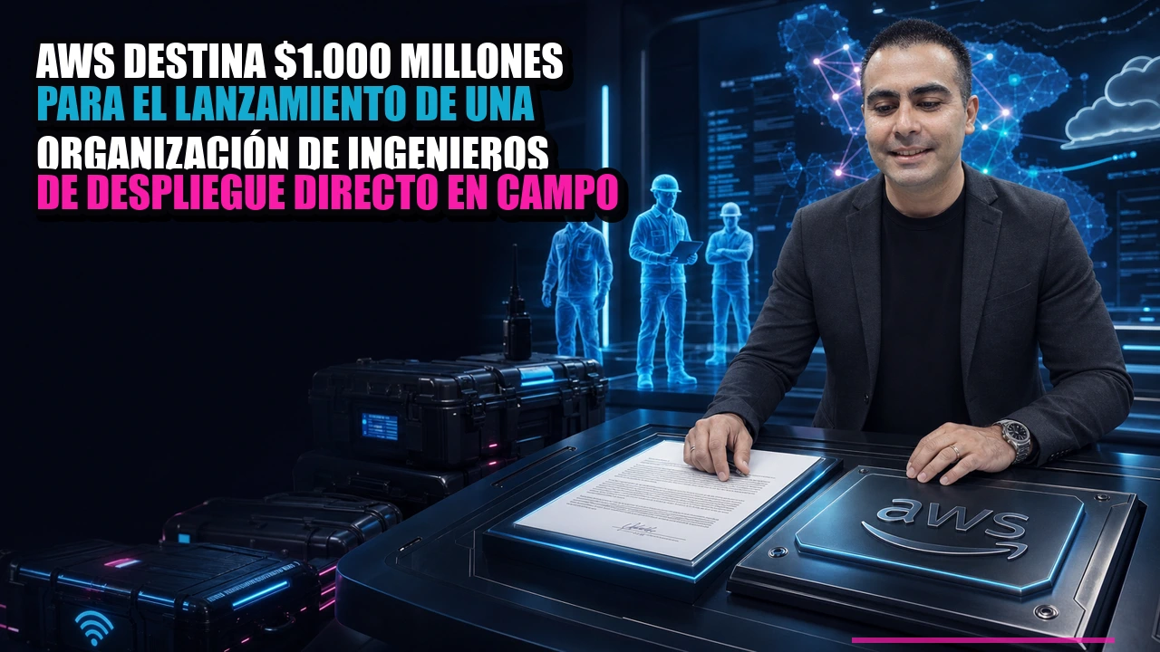AWS destina $1.000 millones para el lanzamiento de una organización de ingenieros de despliegue directo en campo