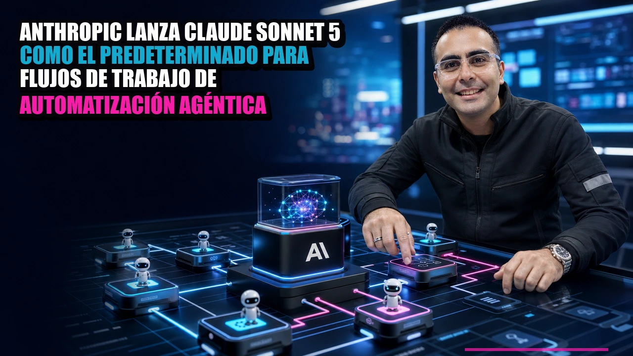 Anthropic lanza Claude Sonnet 5 como el predeterminado para flujos de trabajo de automatización agéntica