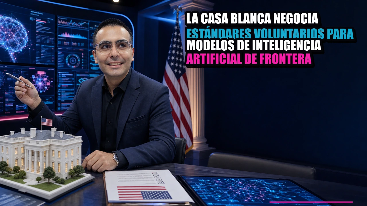 La Casa Blanca negocia estándares voluntarios para modelos de inteligencia artificial de frontera