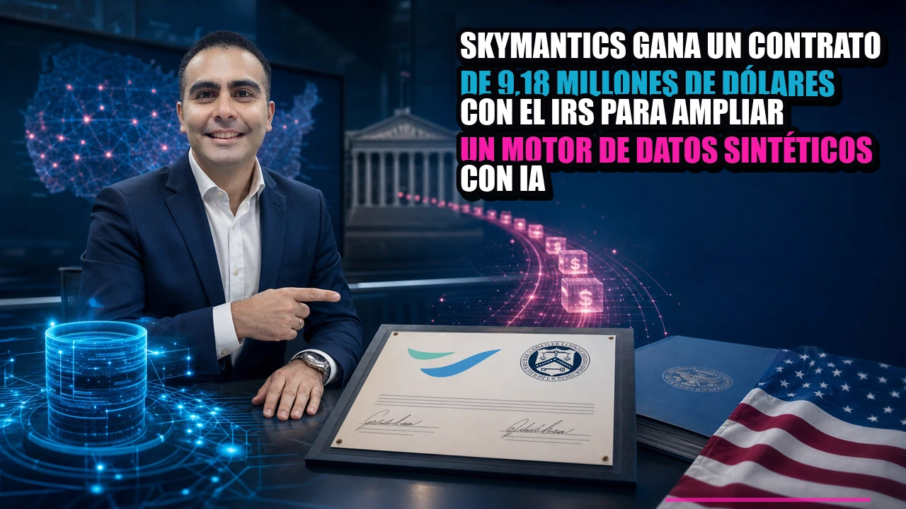 Skymantics gana un contrato de 9,18 millones de dólares con el IRS para ampliar un motor de datos sintéticos con IA