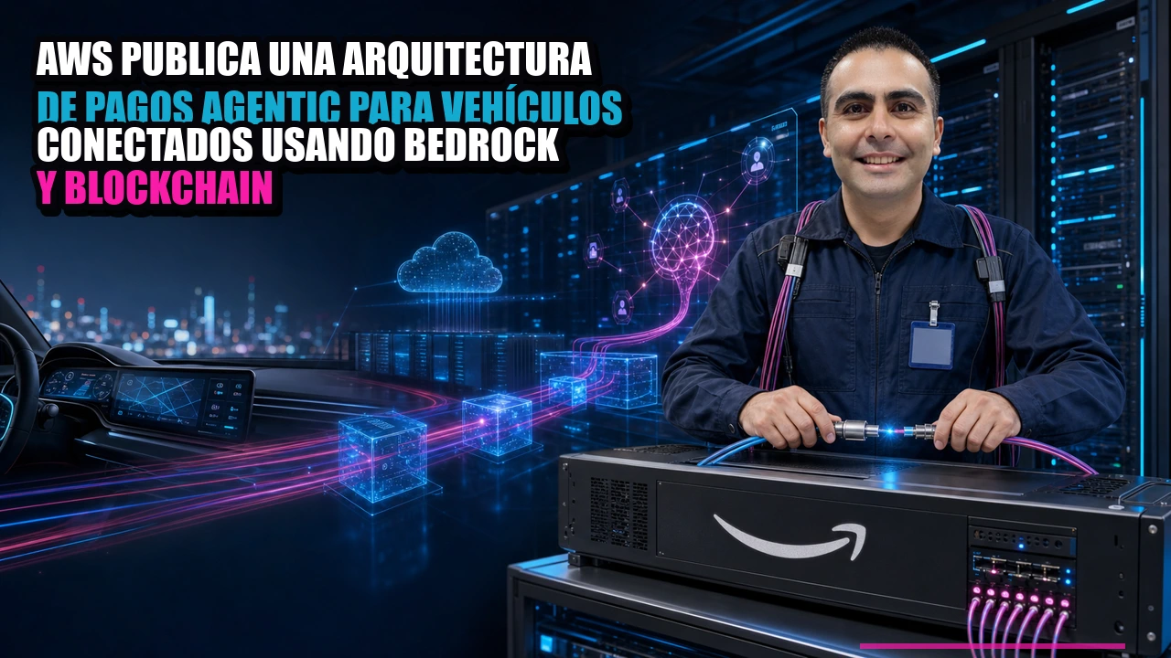 AWS publica una arquitectura de pagos agentic para vehículos conectados usando Bedrock y blockchain