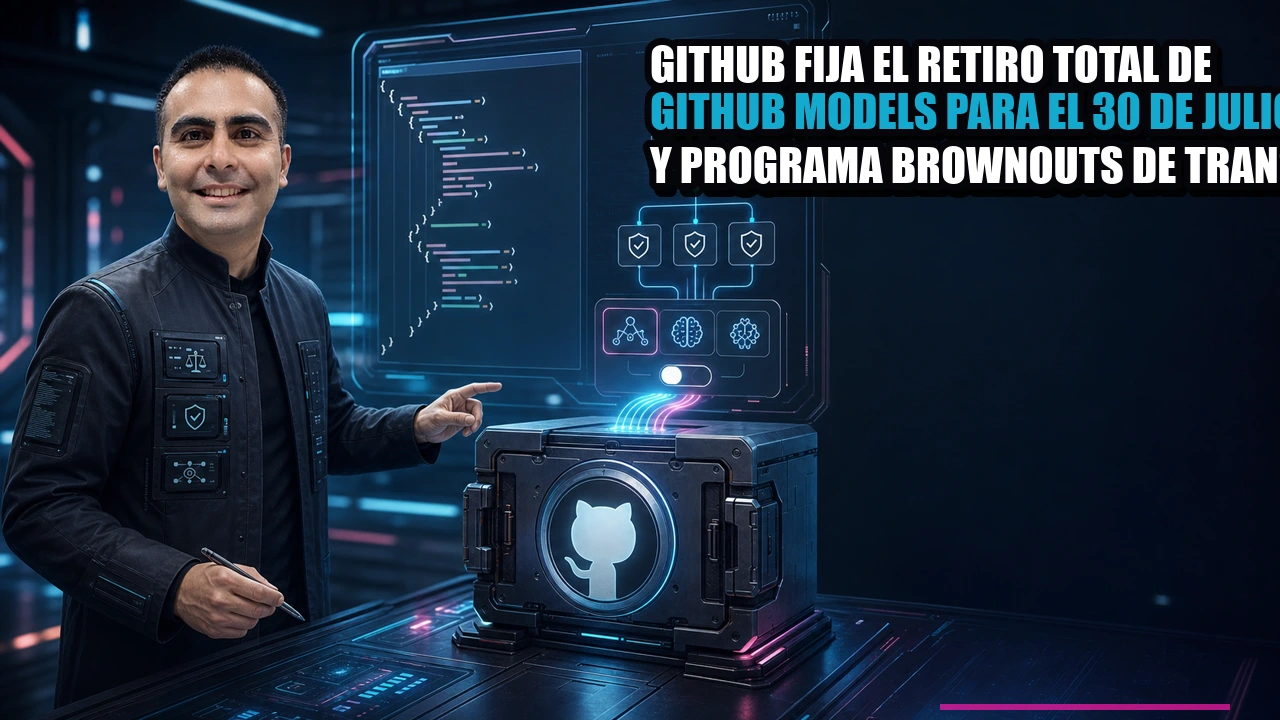 GitHub fija el retiro total de GitHub Models para el 30 de julio y programa “brownouts” de transición