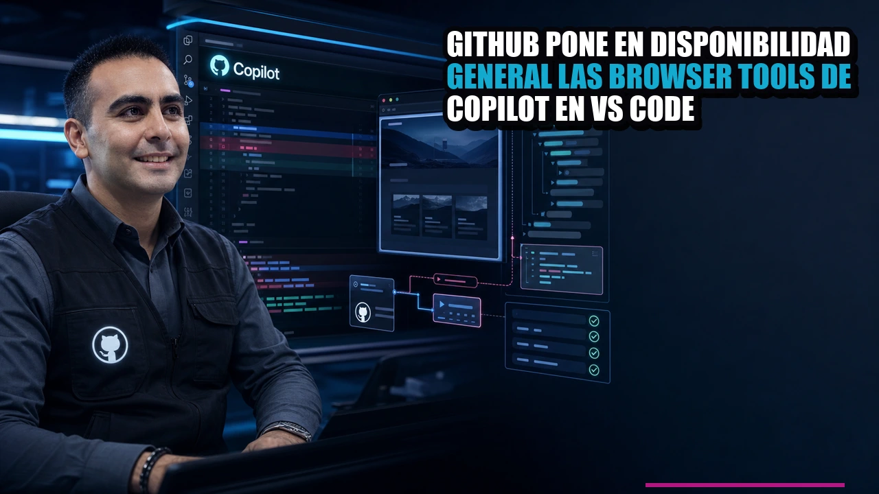 GitHub pone en disponibilidad general las Browser Tools de Copilot en VS Code
