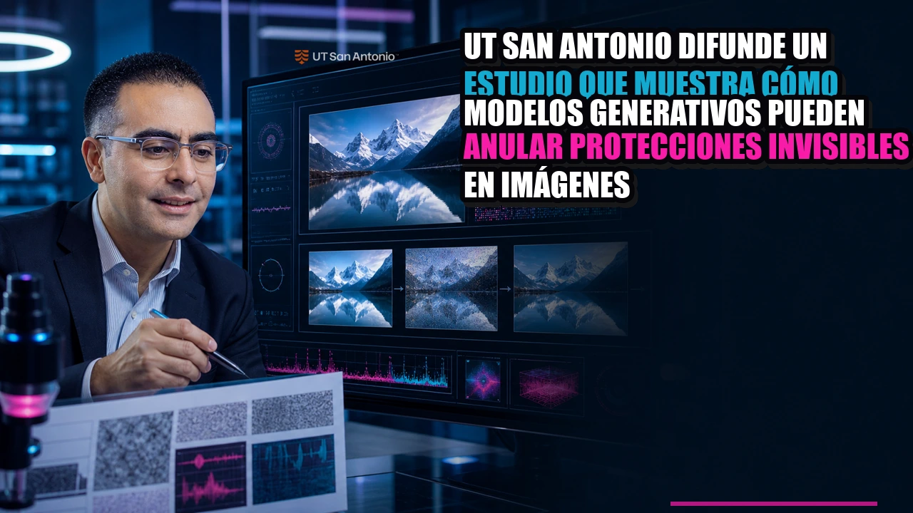UT San Antonio difunde un estudio que muestra cómo modelos generativos pueden anular protecciones invisibles en imágenes