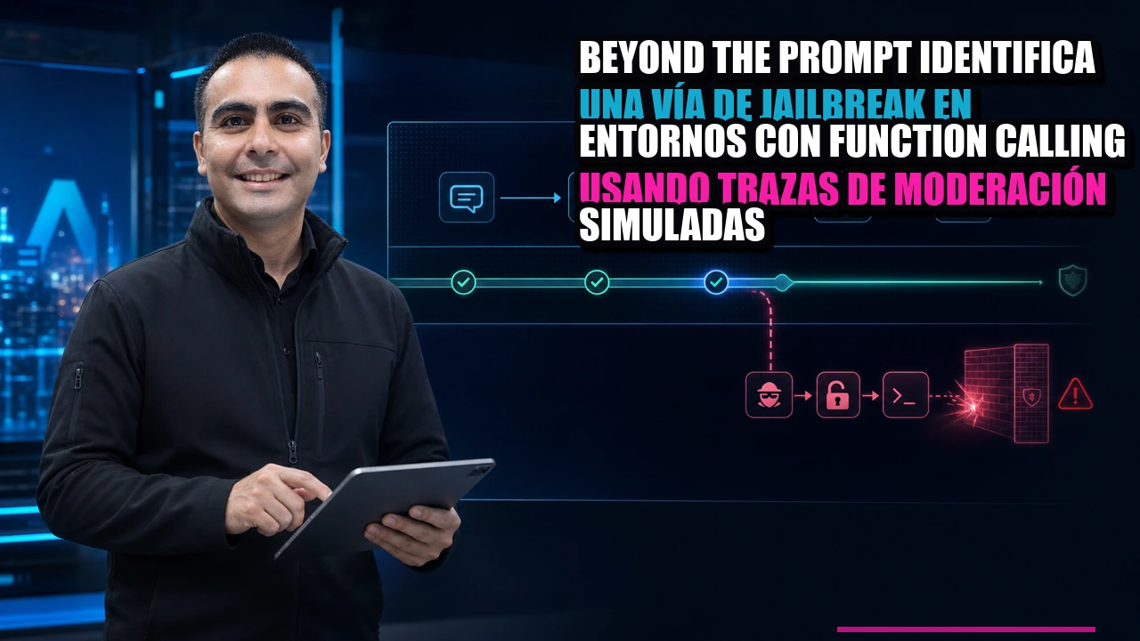 Beyond the Prompt identifica una vía de jailbreak en entornos con function calling usando trazas de moderación simuladas