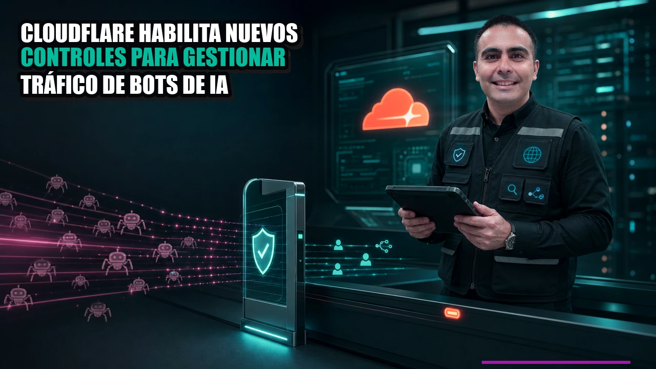 Cloudflare habilita nuevos controles para gestionar tráfico de bots de IA