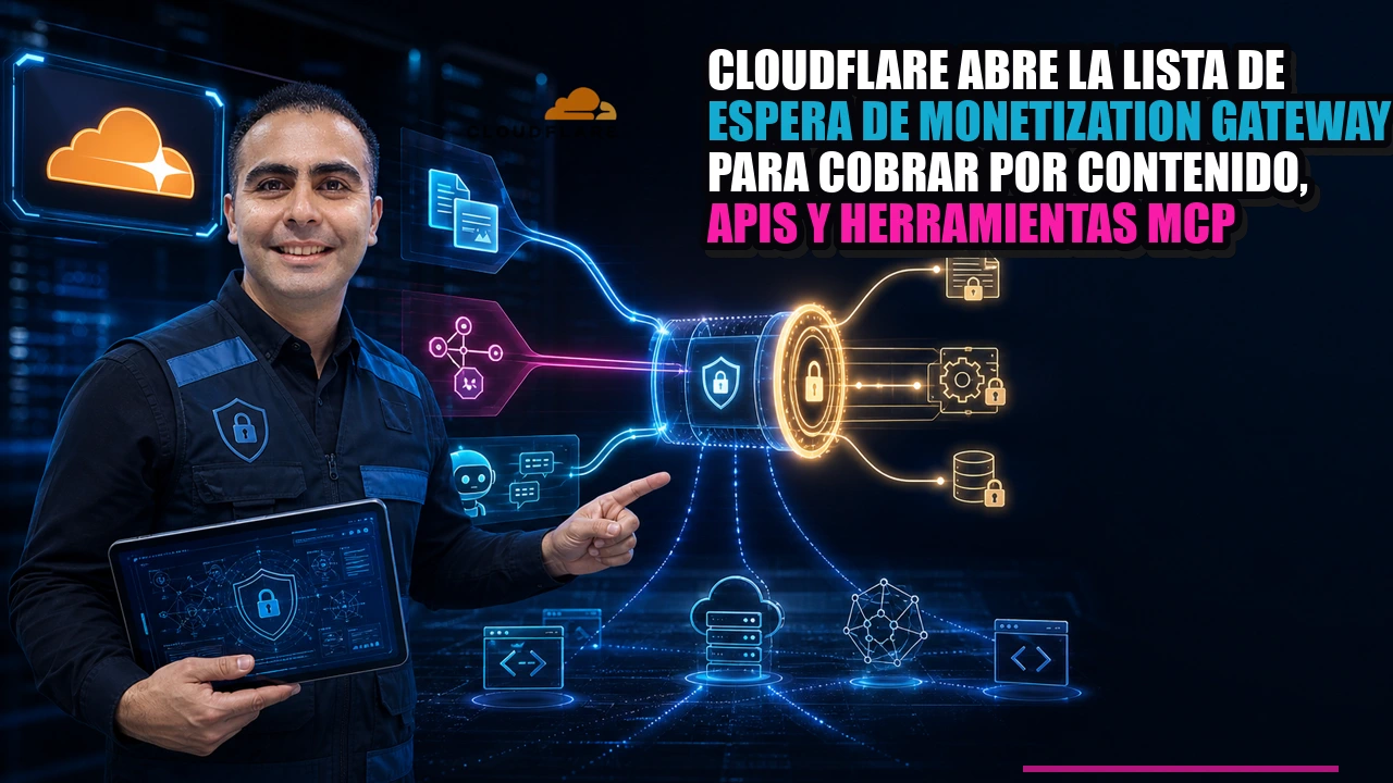 Cloudflare abre la lista de espera de Monetization Gateway para cobrar por contenido, APIs y herramientas MCP