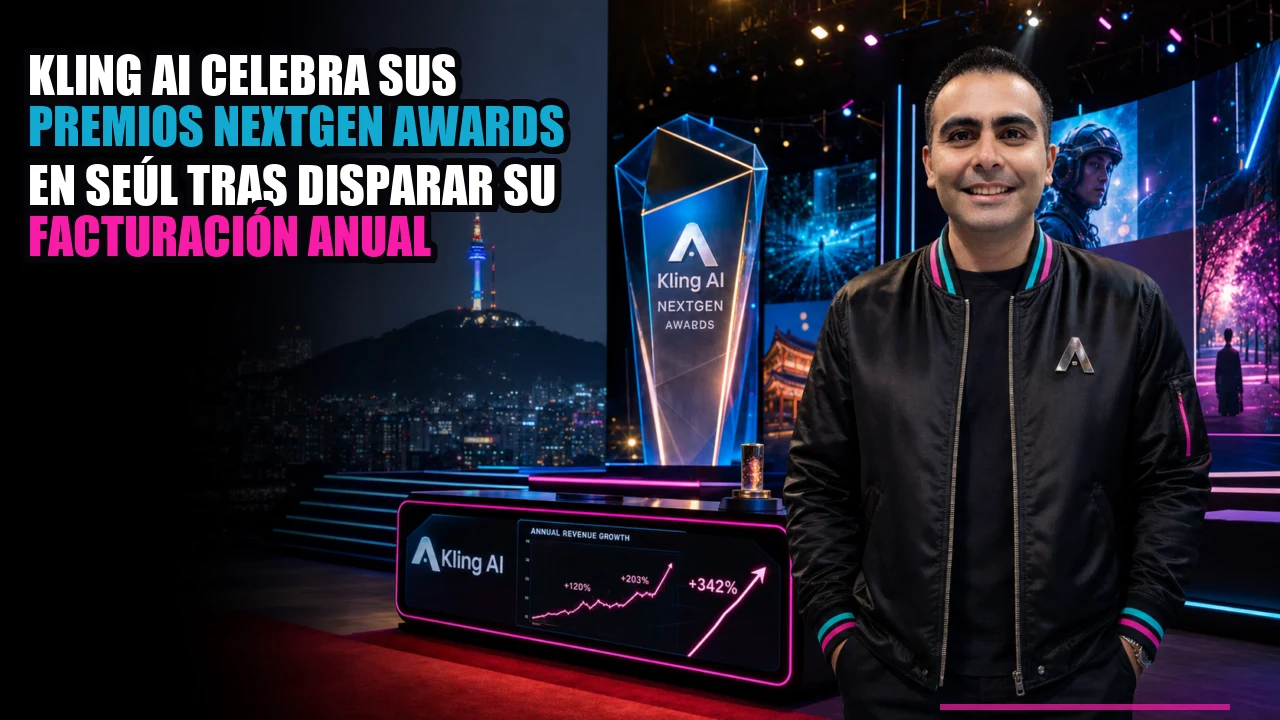 🏆 Kling AI celebra sus premios NEXTGEN Awards en Seúl tras disparar su facturación anual