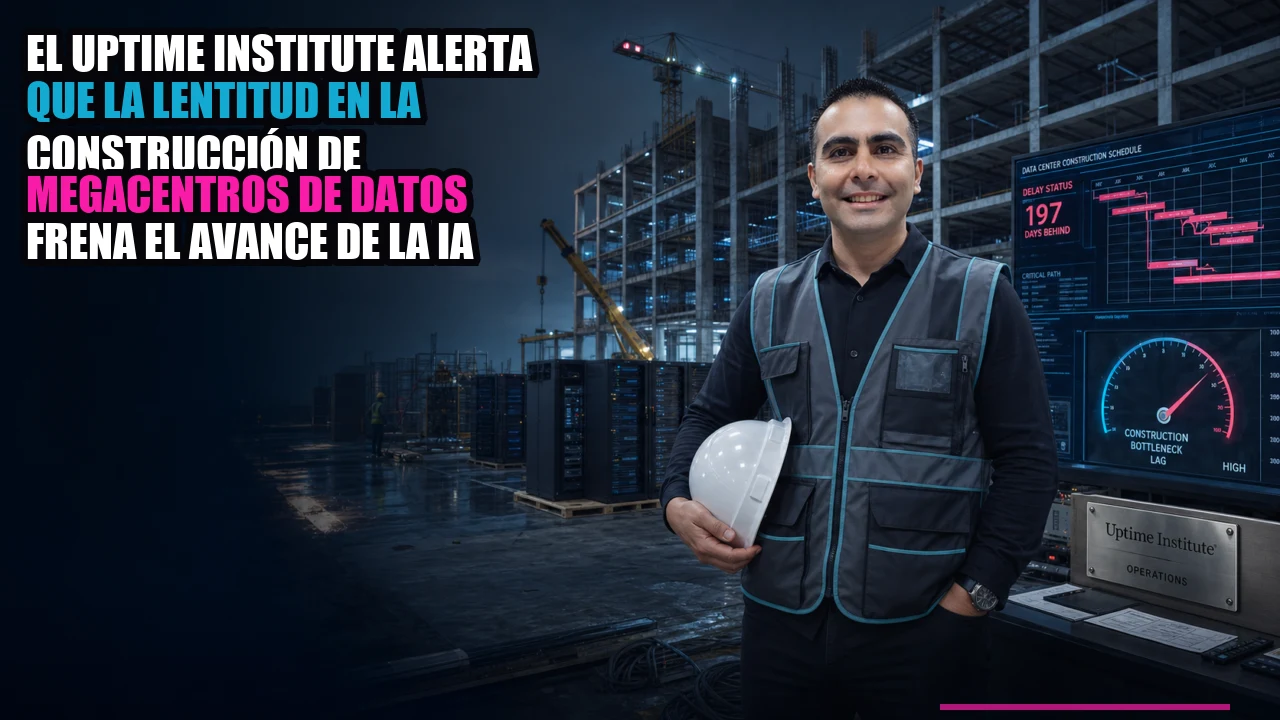 ⚡ El Uptime Institute alerta que la lentitud en la construcción de megacentros de datos frena el avance de la IA
