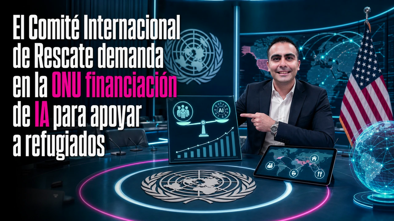 🤝 El Comité Internacional de Rescate demanda en la ONU financiación de IA para apoyar a refugiados
