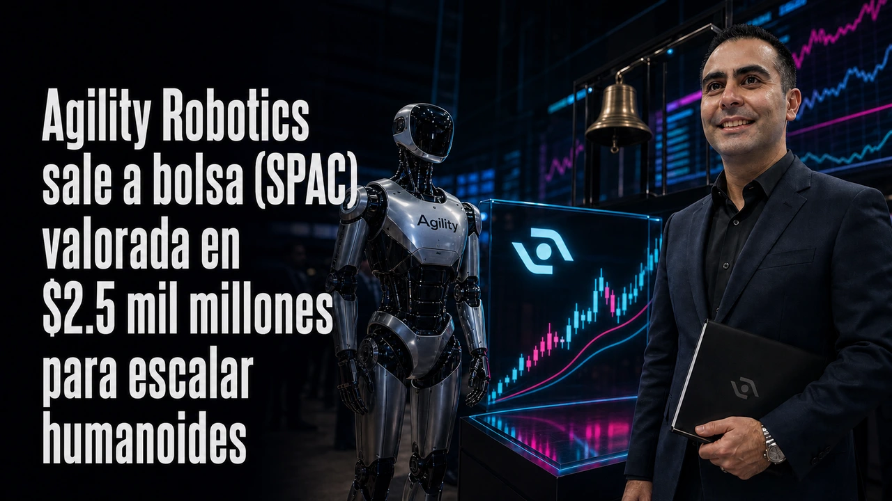 🤖 Agility Robotics sale a bolsa (SPAC) valorada en $2.5 mil millones para escalar humanoides