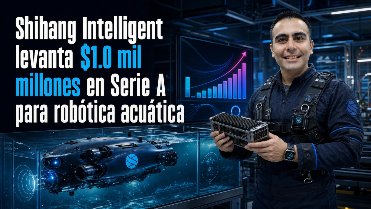 🚢 Shihang Intelligent levanta $1.0 mil millones en Serie A para robótica acuática