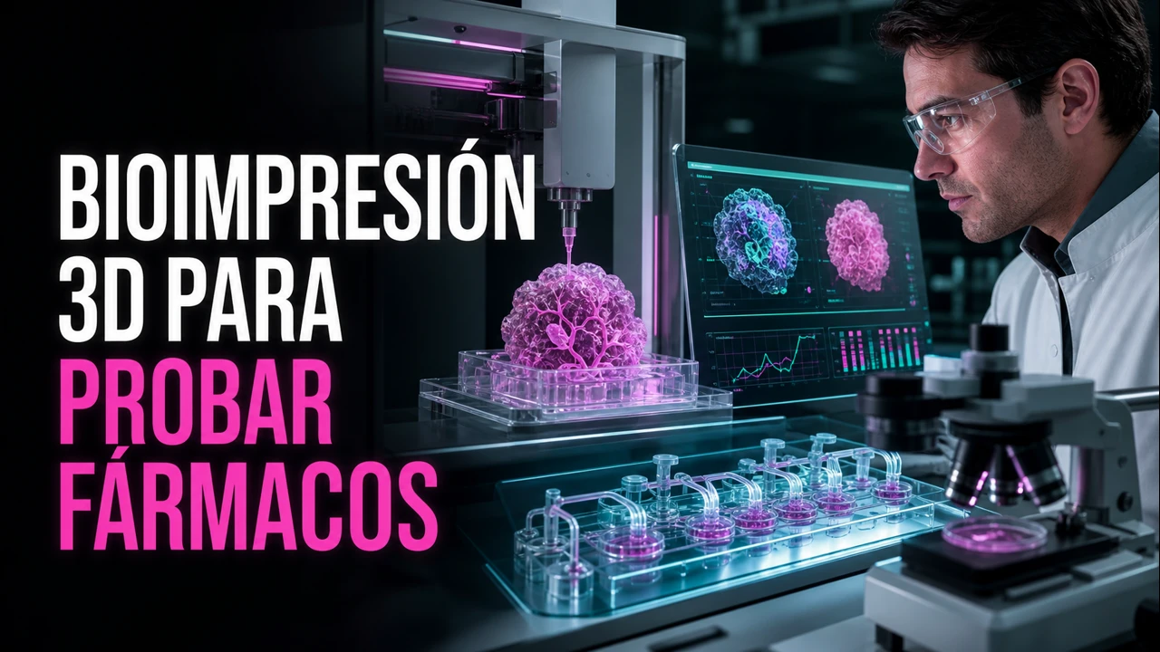 🧬 Diseñan una plataforma médica con bioimpresión 3D y machine learning para probar fármacos en tumores