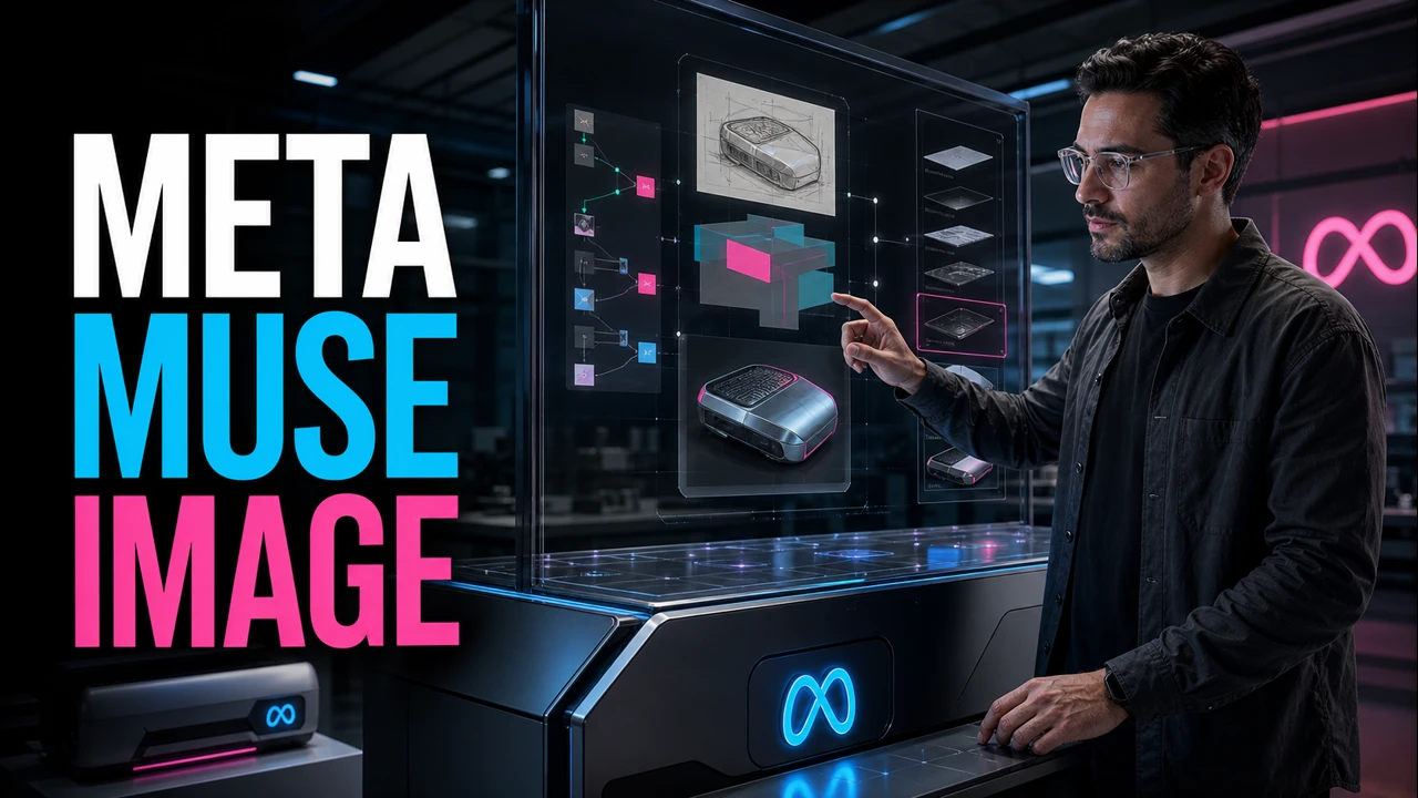 🎨 Meta lanza Muse Image, su primer modelo generativo de imágenes con capacidades de diseño inteligente