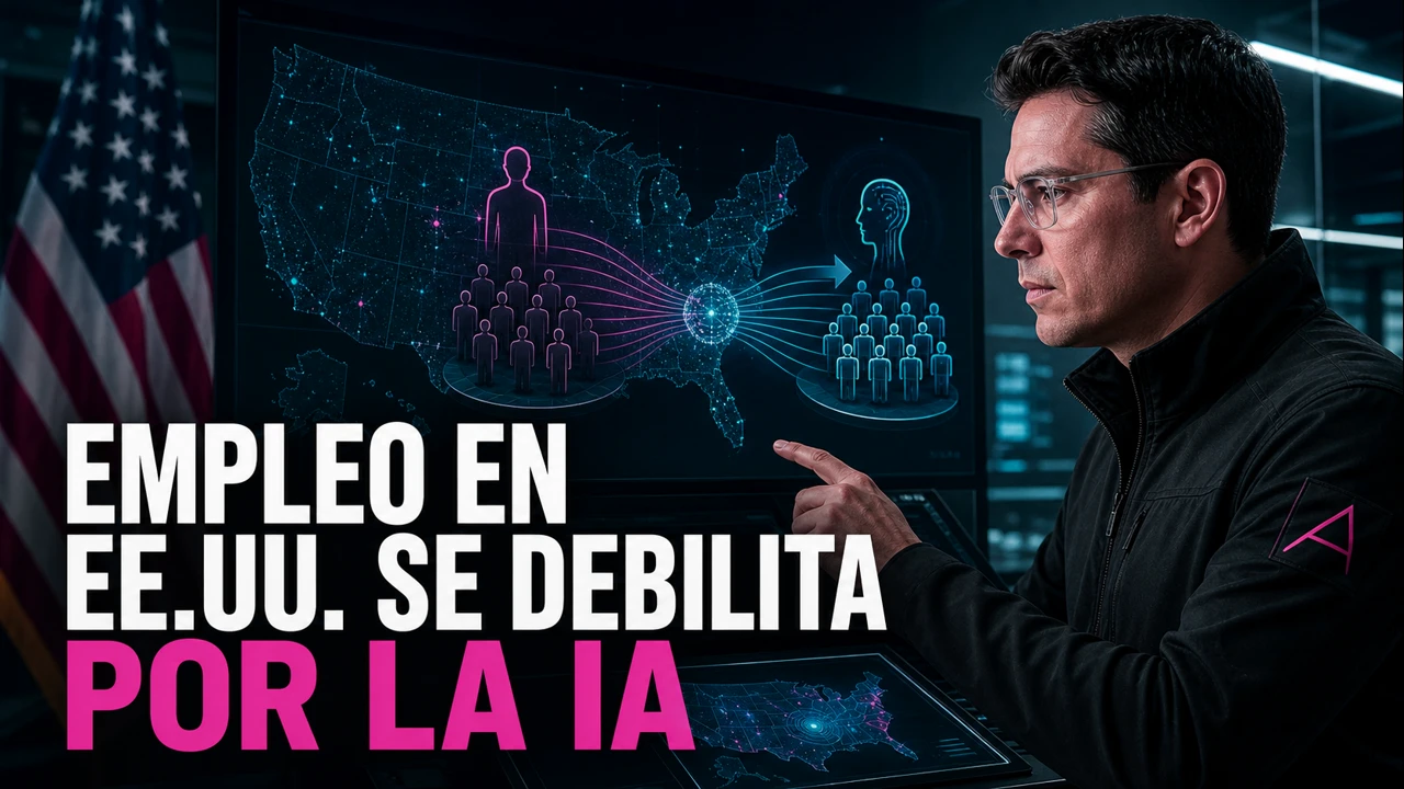 Débil Informe Mensual de Empleo en EE.UU. con Atribución al Desplazamiento por IA