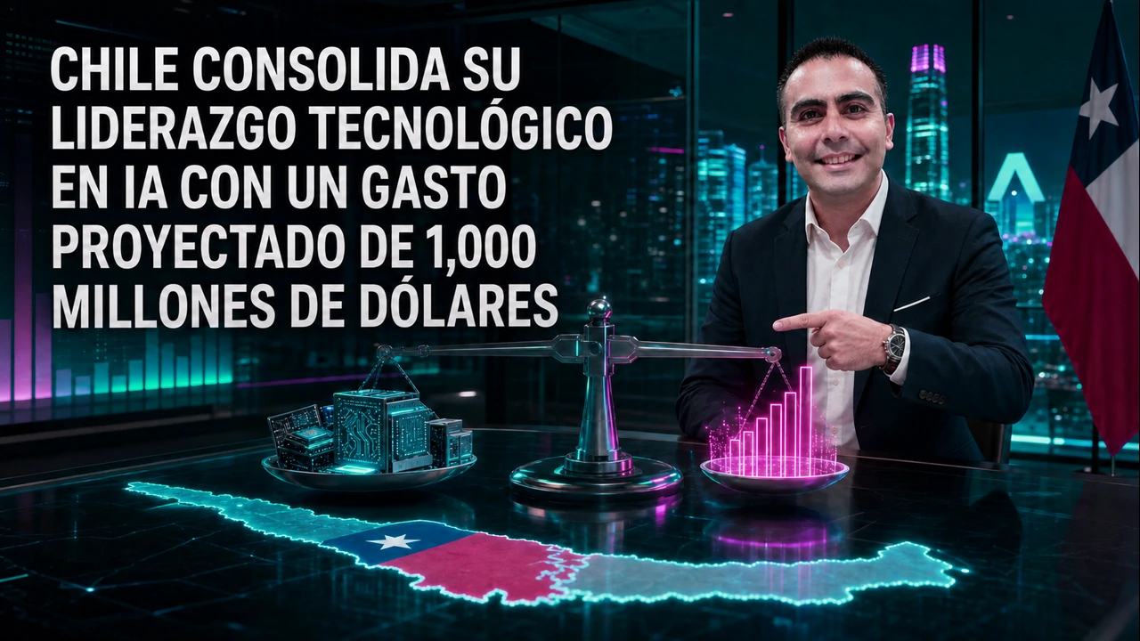 Chile Consolida su Liderazgo Tecnológico en IA con un Gasto Proyectado de 1,000 Millones de Dólares