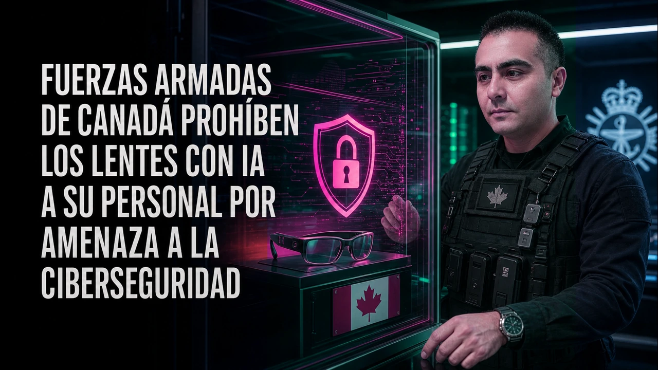 Fuerzas Armadas de Canadá Prohíben los Lentes con IA a su Personal por Amenaza a la Ciberseguridad