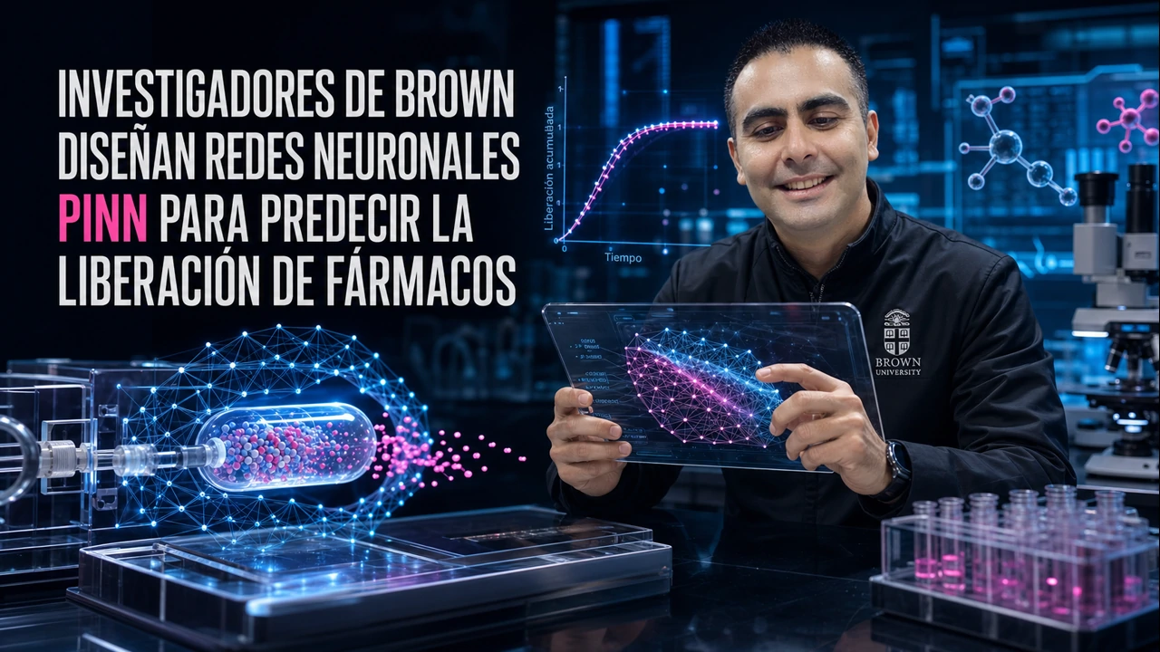 Investigadores de Brown Diseñan Redes Neuronales PINN para Predecir la Liberación de Fármacos