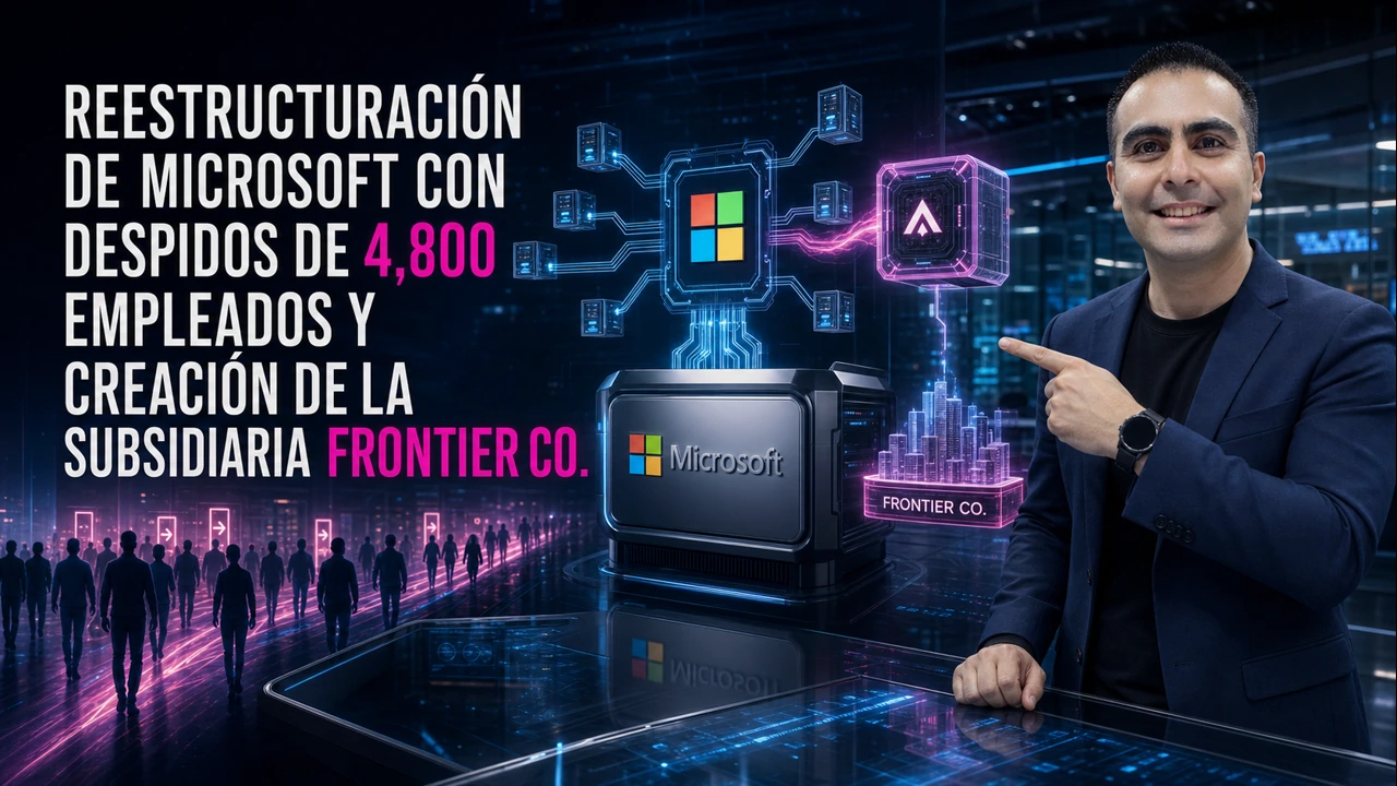 Reestructuración de Microsoft con Despidos de 4,800 Empleados y Creación de la Subsidiaria Frontier Co.