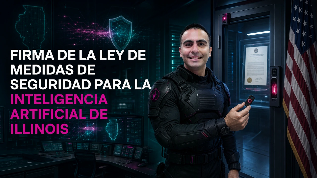 Firma de la Ley de Medidas de Seguridad para la Inteligencia Artificial de Illinois