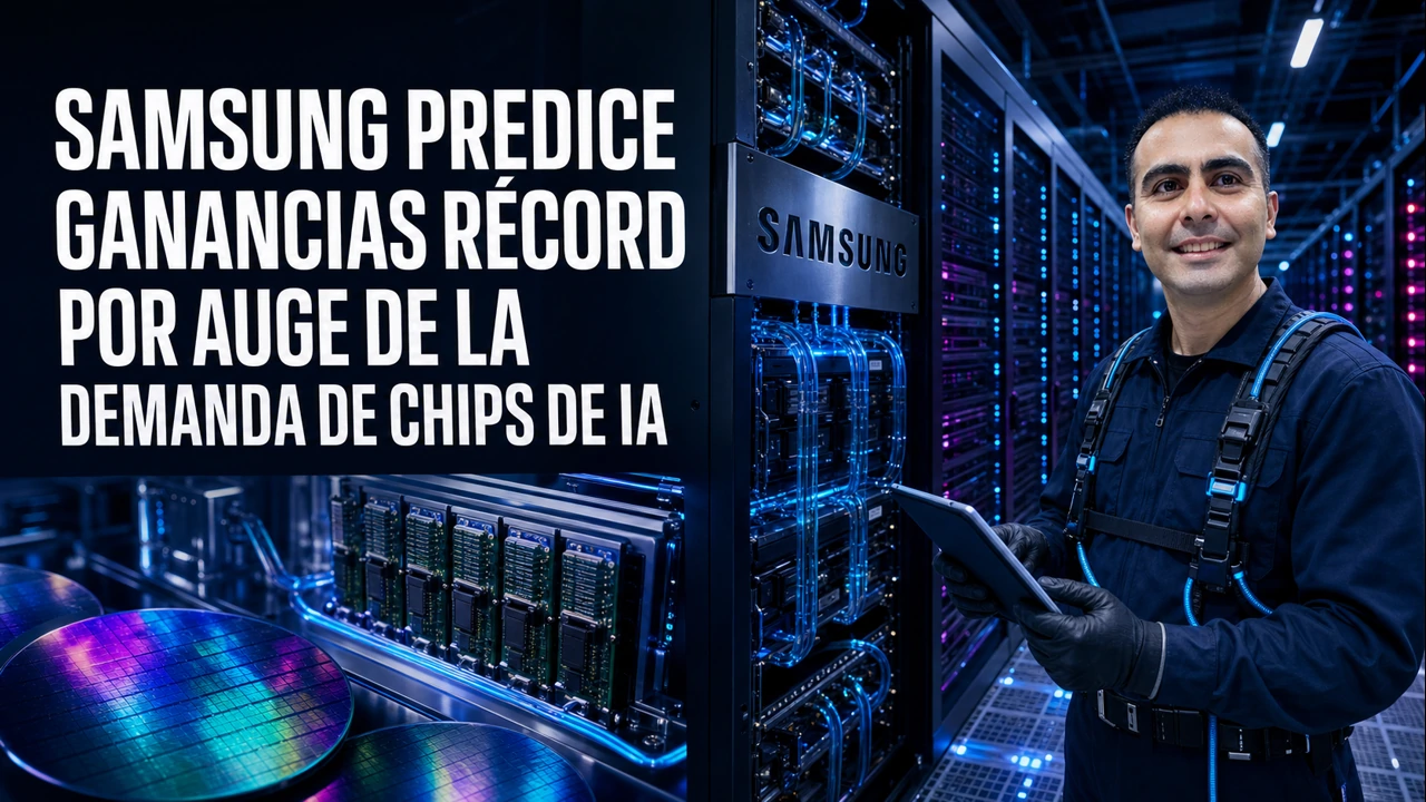 Samsung predice ganancias récord por auge de la demanda de chips de IA