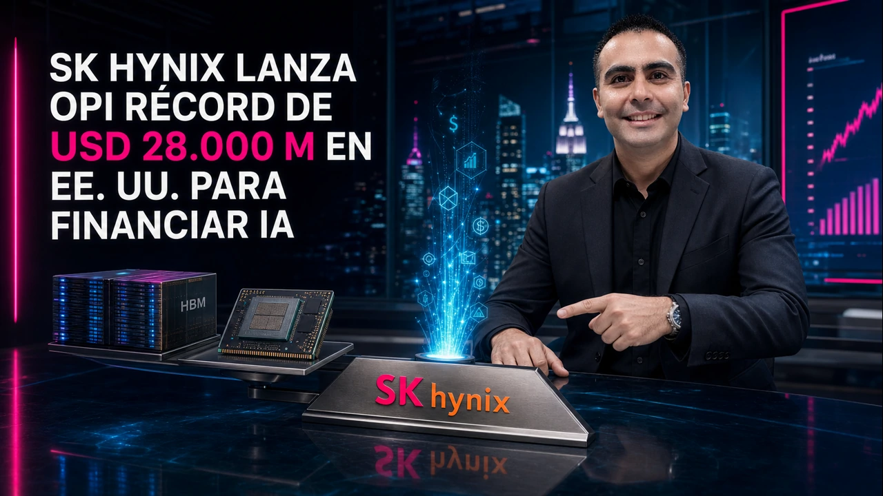 SK Hynix lanza OPI récord de USD 28.000 M en EE. UU. para financiar IA