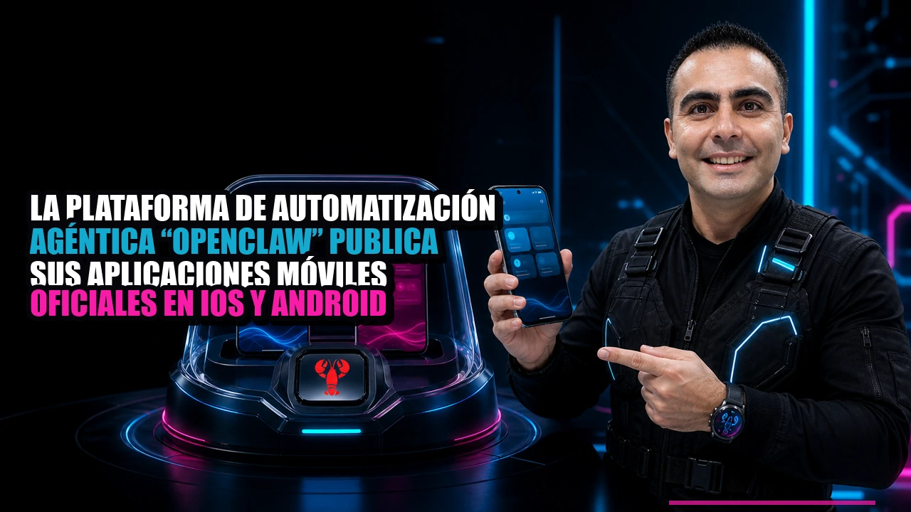 La plataforma de automatización agéntica “OpenClaw” publica sus aplicaciones móviles oficiales en iOS y Android