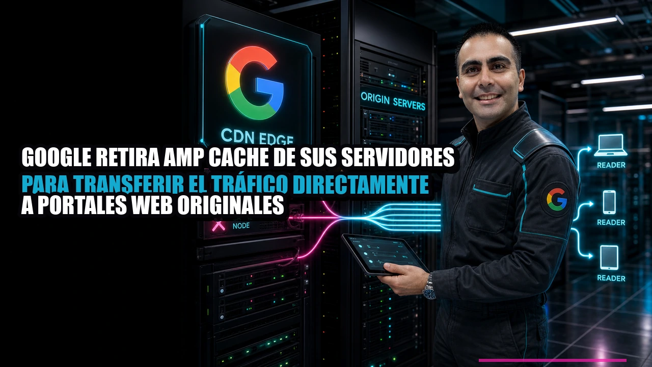 Google retira AMP Cache de sus servidores para transferir el tráfico directamente a portales web originales