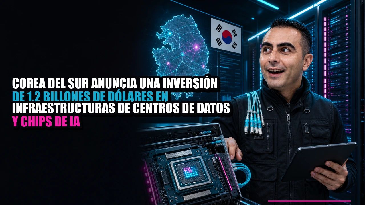 Corea del Sur anuncia una inversión de 1,2 billones de dólares en infraestructuras de centros de datos y chips de IA