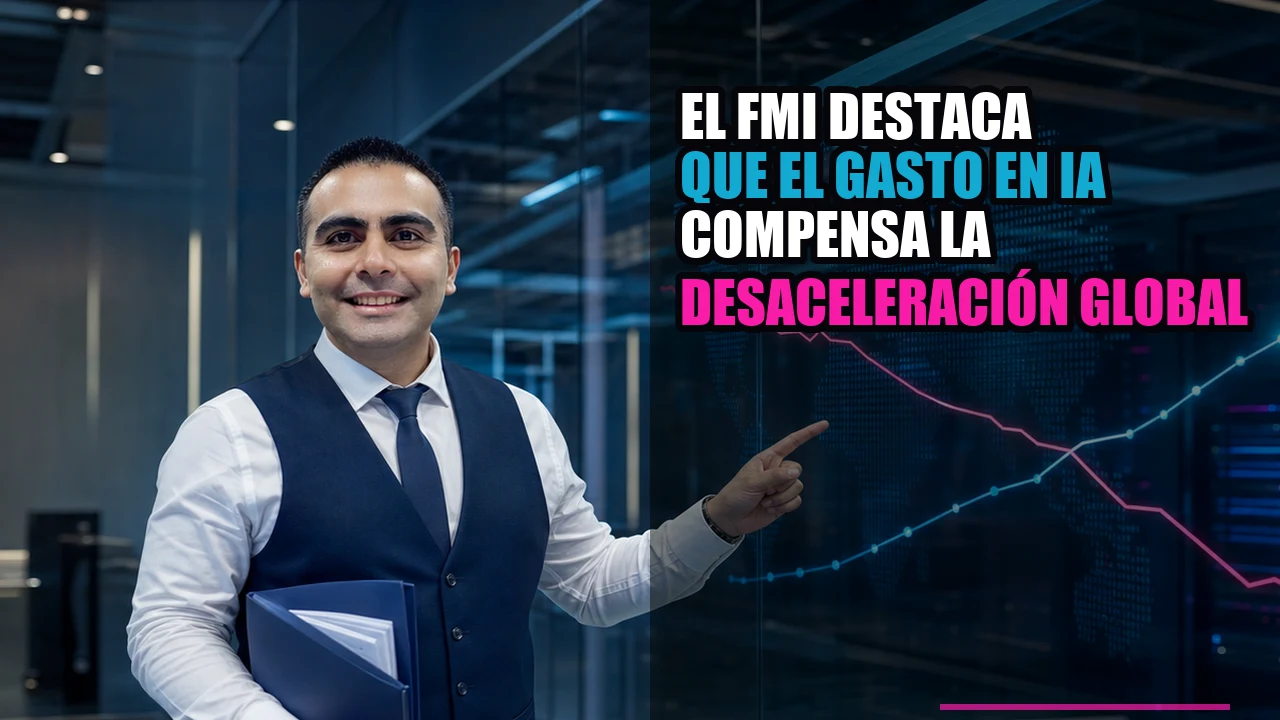 💰 El FMI destaca que el gasto en IA compensa la desaceleración global