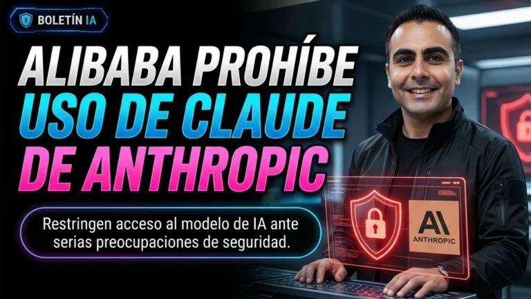 Alibaba prohíbe uso de Claude (Antropic) ante preocupaciones de seguridad