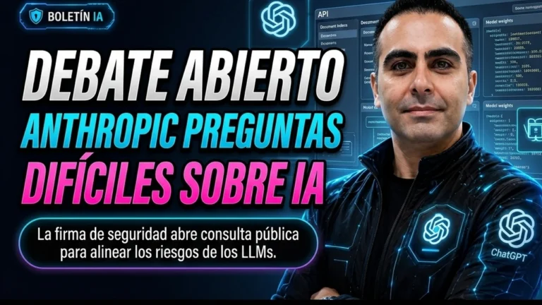 📰 Anthropic pide a la sociedad plantear sus “preguntas difíciles” sobre la IA