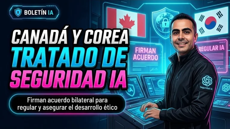 🏛️ Canadá y Corea del Sur firman tratado de cooperación en seguridad de IA
