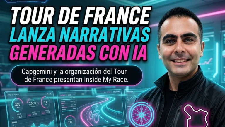 Capgemini y el Tour de France lanzan Inside My Race con narrativas y personalización generadas por IA