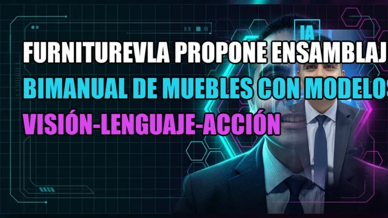 FurnitureVLA propone ensamblaje bimanual de muebles con modelos visión-lenguaje-acción