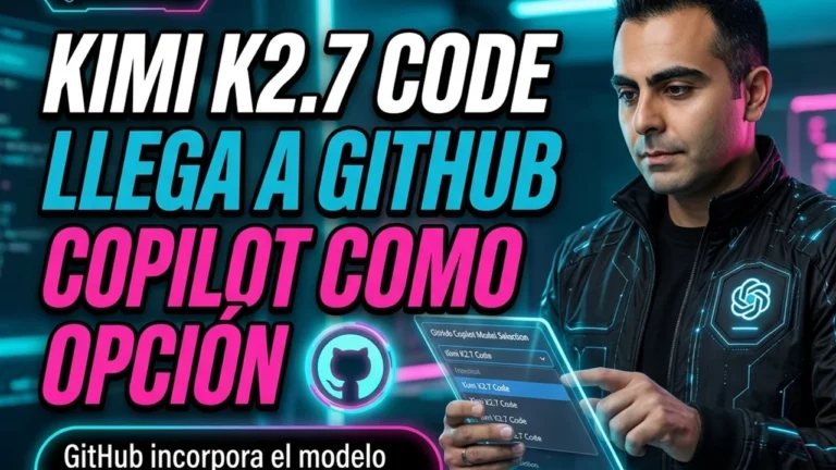 GitHub incorpora Kimi K2.7 Code como primer modelo open-weight seleccionable en Copilot