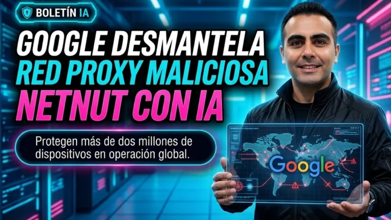 Google anuncia la desarticulación de la red proxy maliciosa NetNut y dice haber protegido más de dos millones de dispositivos